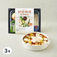 프레시지 된장찌개 요리재료, 748g, 3개