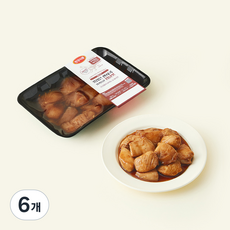 한강씨엠 갓잡은 렌지쿡 닭가슴살 찜닭맛, 6개, 250g