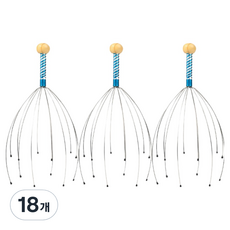 굿썸 멋진 머리맛사지 12족 22 x 6.6 cm, 스텐, 18개