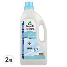 프로쉬 제로 액상 세탁세제 본품, 1.5L, 1개입, 2개