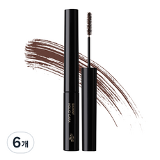 auau Skinny Holic眉筆 3.2g, 6個, 02深棕色