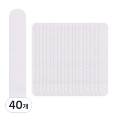 다다 미끄럼방지 스티커 테이프 투명 20 x 640 mm, 40개 40개