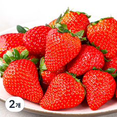 새벽경매 비타베리 딸기, 500g, 2개