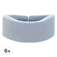 피어니스트 경추 보호대 목쿠션 블루, 6개
