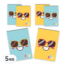 ARTMORE 綜合練習本 50張 2款 6本, 混合顏色, 5套