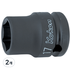 코켄 1/2 임팩 소켓 14401M 6각 31mm 임팩용 숏, 2개