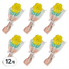 PARTY 09 雛菊花束氣球套組, 黃色, 12個