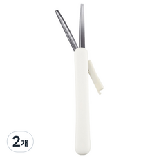고쿠요 삭사 포쉐 휴대용 가위, 2개, 화이트