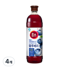 홍초 블루베리, 1.5L, 4개