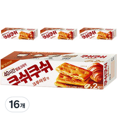 오리온 쿠쉬쿠쉬 크루아상, 65.6g, 16개