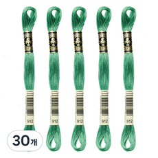 브랜드얀 DMC 25번 면사 자수실, 912번, 30개