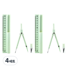 Maket Gamseong 綠色圓規尺組, 4套