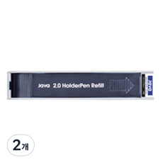 자바펜 홀더심 HB 검정, 2mm, 2개