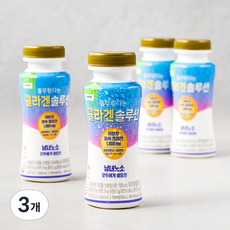 풀무원 다논 콜라겐 솔루션 요구르트 병, 130ml, 4개입, 3개