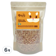 햄스타일 콘파이버 그레뉼 소동물 화장실모래 무향, 6개, 450g