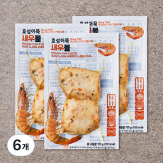 효성어묵 새우볼, 120g, 6개