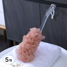 Tirona 沐浴身體刷, 蜜桃色, 5個, 1入