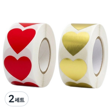 Casa Paris 愛心貼紙 500p x 2款組合