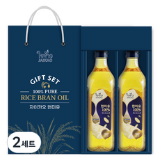 Jaicao 玄米油 2號 1L x 2入組 + 購物袋, 2套