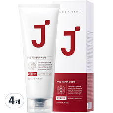 제이숲 레드제이 두피힐팩, 200ml, 4개
