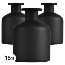 꼬까 시약병 디퓨저 용기, 매트블랙, 50ml, 15개