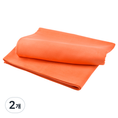 다이넴 초극세사 광촉매 다용도 스포츠타올 40 X 90 cm, 오렌지, 2개