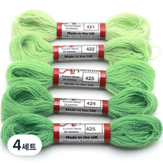 조이십자수 애플톤 울사 5종 세트, 4세트, 421, 422, 423, 424, 425