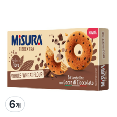 초코칩 통밀 도넛츠, 230g, 6개