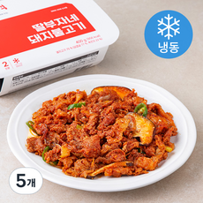 딸부자네불백 돼지불고기 (냉동), 5개, 400g