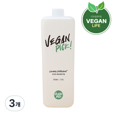 OLDam 嬰兒洗衣精 無香, 3瓶, 1L