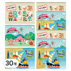 풀컬러즈 다다 2000 스케치북 랜덤 발송 10p, 345 x 248 mm, 26매, 30개