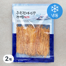 주문진어시장건어물 오징어 실채 (냉동), 200g, 2개
