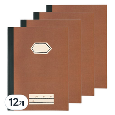 브라운 영어 노트 초등1-2, 혼합색상, 12개
