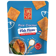 CHAO SUA 座山 脆米餅 魚鬆, 1個, 80g