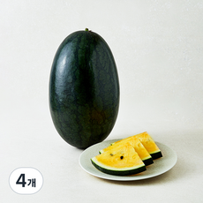 한반도 블랙망고 수박, 4개, 3.5kg 이상