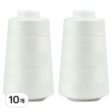 Sewing by Hand 40支2股縫紉線, 10個, 02 象牙白