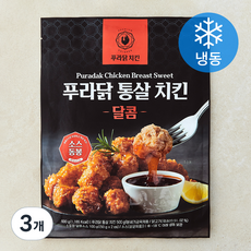 푸라닭 통살치킨 달콤 (냉동), 600g, 3개