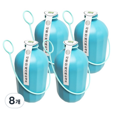 KOKIRI LIVING 自動馬桶清潔劑 第2版 含衛生掛繩 Q3RA_0250, 230g, 8個