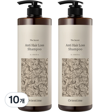 오리엔타임 더 시크릿 안티 헤어로스 샴푸, 1L, 10개