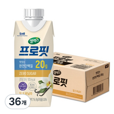 셀렉스 프로핏 밀크 바닐라, 250ml, 36개