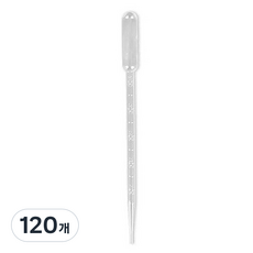 올커버 정밀 계량용 플라스틱 일회용 스포이드, 120개, 10ml