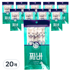 짜바 짜먹는 강아지간식 유산균 연어맛 4p, 연어, 60g, 20개