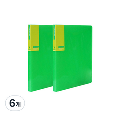 희망화일 아이콘 칼라 화일 40P 내지 고정형, 녹색, 6개