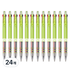자바펜 콘타입 나노3겔 C 3색 중성볼펜 0.4mm 12p, 라임, 2개