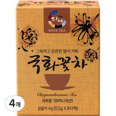 다예 국화꽃차 8p, 500mg, 8개입, 4개