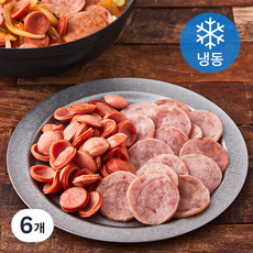 웰쿠스 모듬 슬라이스 햄 (냉동), 300g, 6개