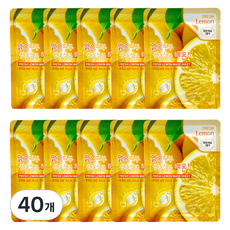 3W CLINIC 清新檸檬面膜, 40個, 1入