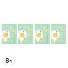 카카오프렌즈 리틀프렌즈 러블리 4단 점착 메모지, 리틀튜브, 140매, 8개