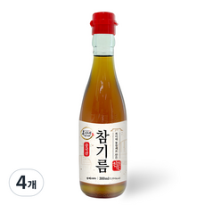 BokineMeokgeori 用全芝麻製成的香濃麻油, 4個, 300ml