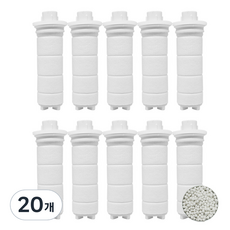 필터클래스 샤워플러스 SF1000 주방 핸디형 호환 염소완화필터, 20개